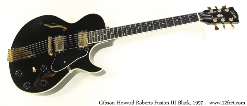 Gibson Howard Roberts Fusion III Black, 1997 Full Front View