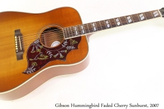 Gibson Hummingbird Faded Cherry Sunburst, 2007 Full Front View