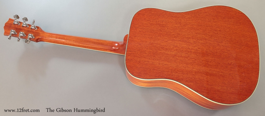 The Gibson Hummingbird Full Rear View