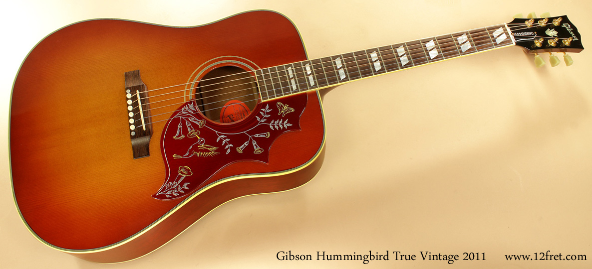 Gibson Hummingbird True Vintage 2011 full front view