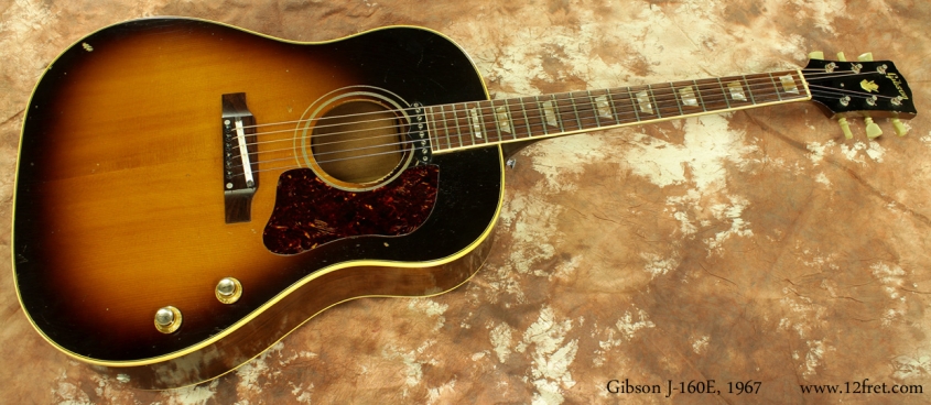Gibson J-160E 1967 full front view