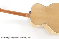 Gibson J-185 Jumbo Natural, 2003 Full Rear View