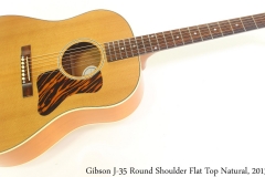 Gibson J-35 Round Shoulder Flat Top Natural, 2013 Full Front View