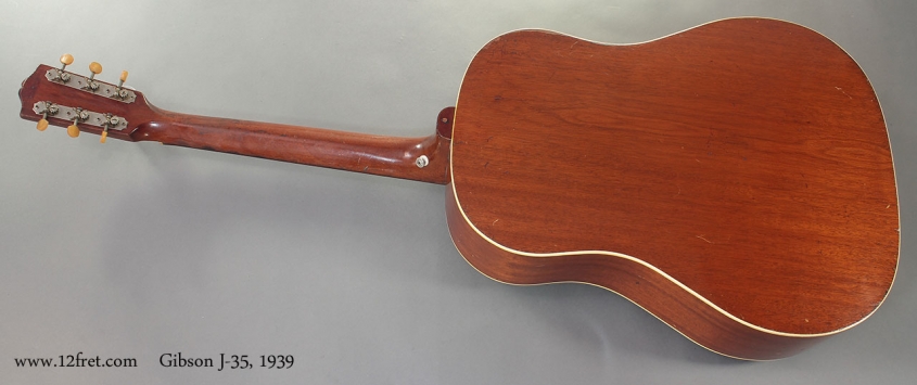 Gibson J-35 1939 full rear view