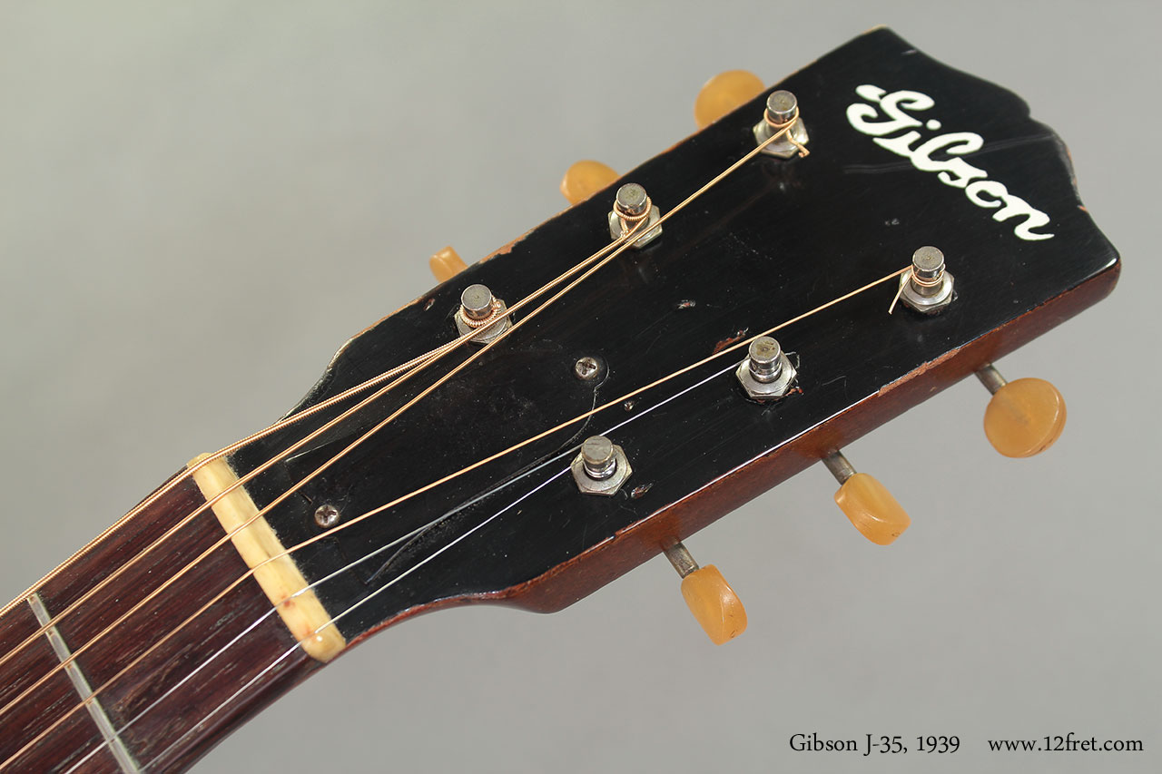 Gibson J-35 1939 head front