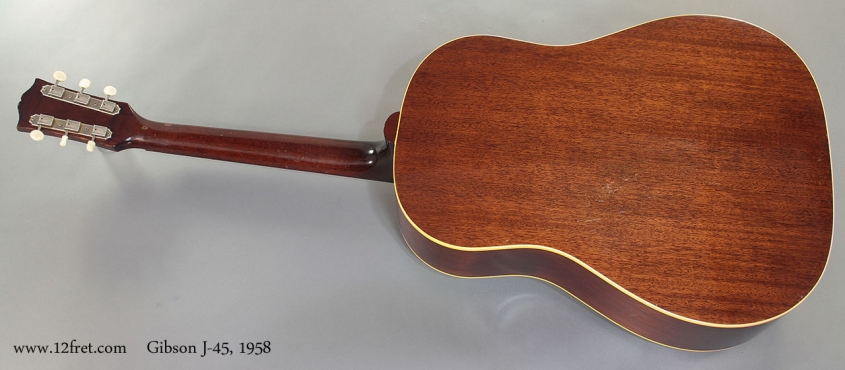 Gibson J-45 1958 full rear view