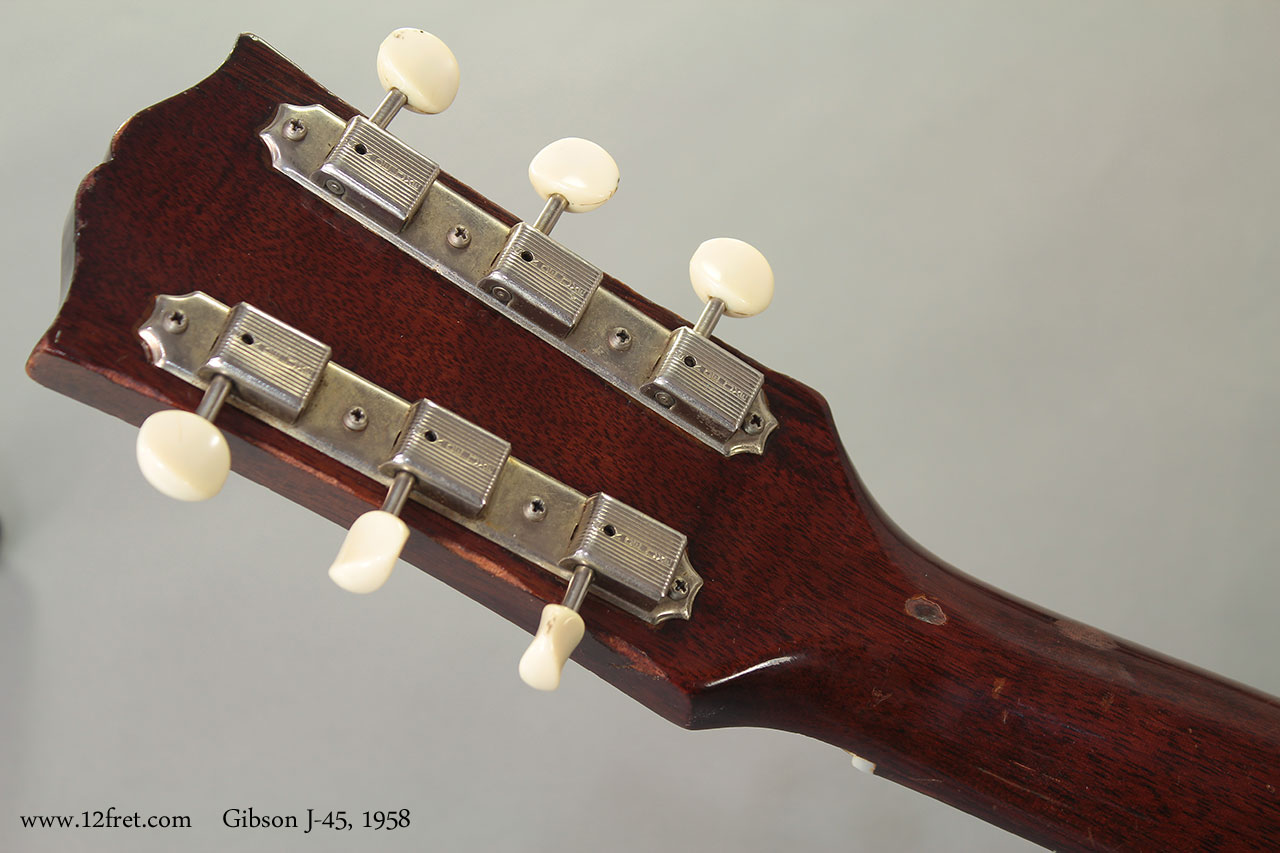 Gibson J-45 1958 head rear