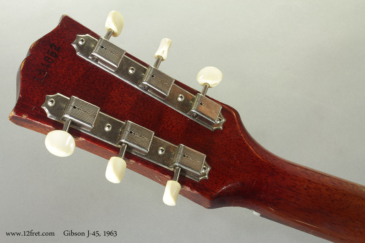 Gibson J-45 1963 head rear