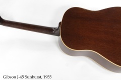 Gibson J-45 Sunburst, 1955 Full Rear View