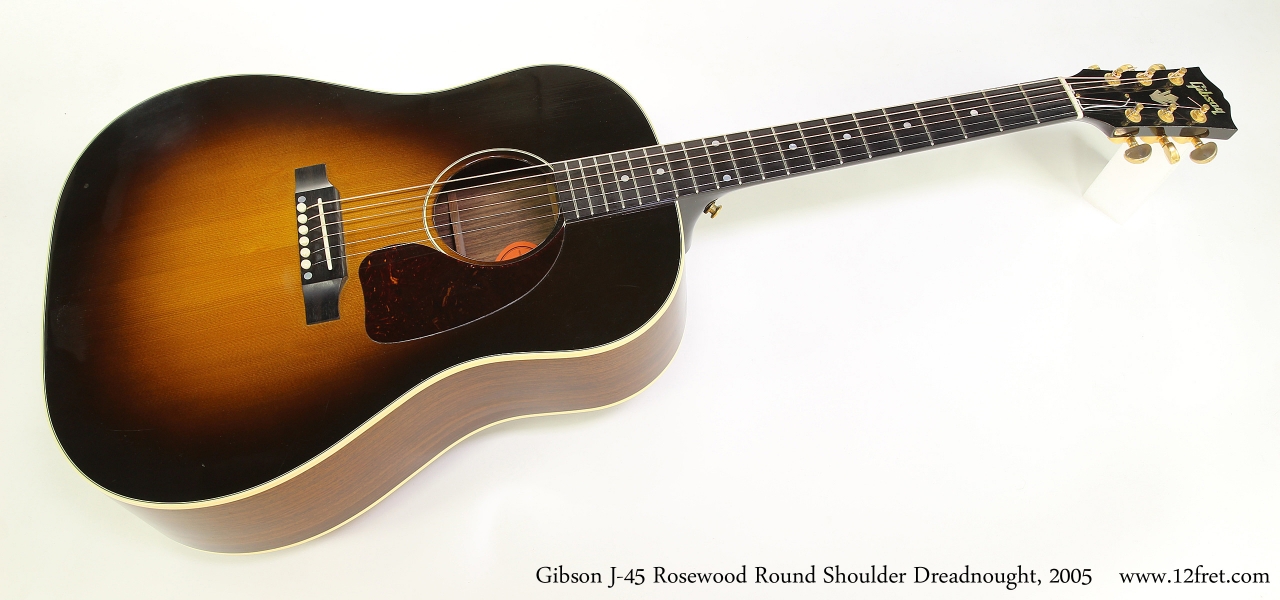 Gibson J-45 Rosewood Round Shoulder Dreadnought, 2005 Full Front View