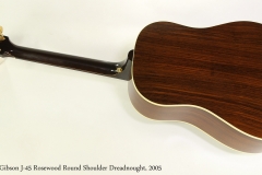 Gibson J-45 Rosewood Round Shoulder Dreadnought, 2005 Full Rear View