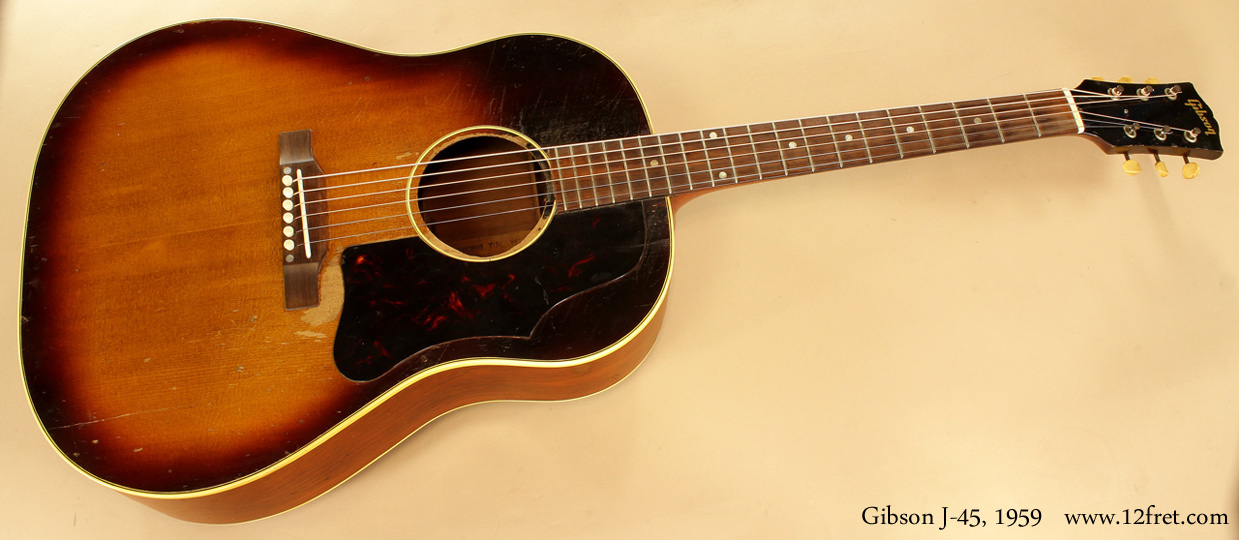 1959 gibson acoustic on sale guitar