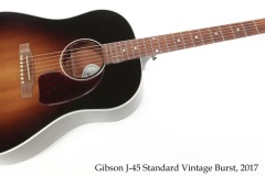 Gibson J-45 Standard Vintage Burst, 2017 Full Front View