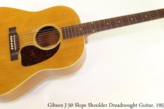 Gibson J-50 Slope Shoulder Dreadnought Guitar, 1953 Full Front View