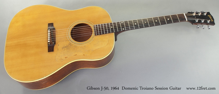 Gibson J-50 1964 Domenic Troiano Session Guitar full front view