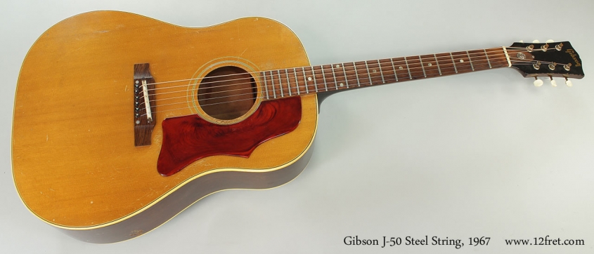 Gibson J-50 Steel String, 1967 Full Front View
