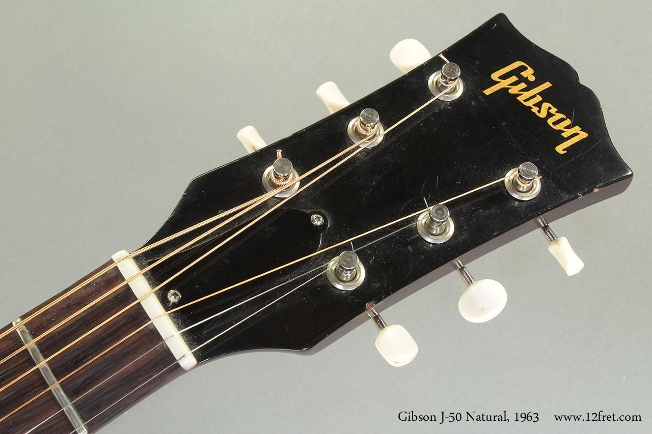Gibson J-50 Natural 1963 head front