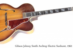 Gibson Johnny Smith Archtop Electric Sunburst, 1962 Full Front View