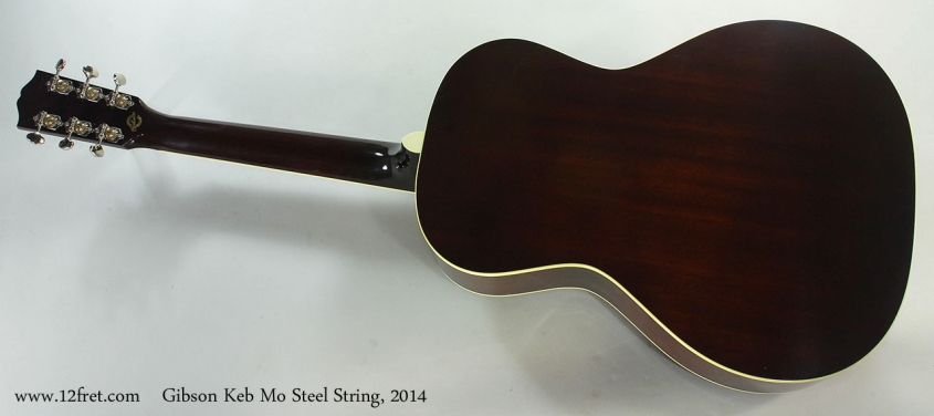 Gibson Keb Mo Steel String, 2014 Full Rear VIew