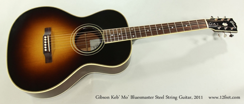 Gibson Keb' Mo' Bluesmaster Steel String Guitar, 2011 Full Front VIew