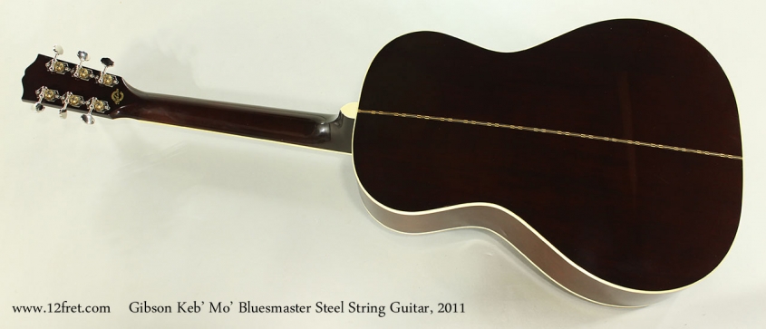 Gibson Keb' Mo' Bluesmaster Steel String Guitar, 2011 Full Rear View