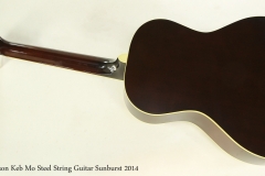 Gibson Keb Mo Steel String Guitar Sunburst 2014  Full Rear View