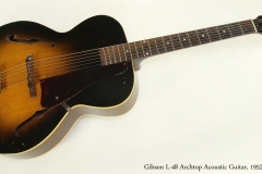 Gibson L-48 Archtop Acoustic Guitar, 1952  Full Front View