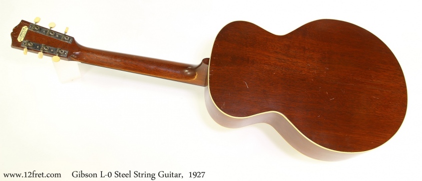 Gibson L-0 Steel String Guitar,  1927 Full Rear View