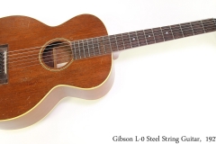 Gibson L-0 Steel String Guitar,  1927 Full Front View