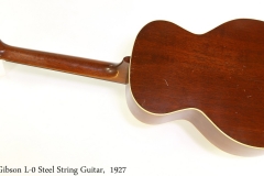 Gibson L-0 Steel String Guitar,  1927 Full Rear View