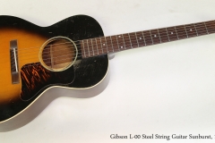 Gibson L-00 Steel String Guitar Sunburst, 1936  Full Front View