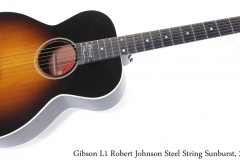 Gibson L1 Robert Johnson Steel String Sunburst, 2005 Full Front View