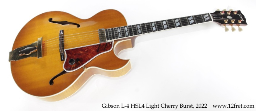 Gibson L-4 HSL4 Light Cherry Burst, 2022 Full Front View