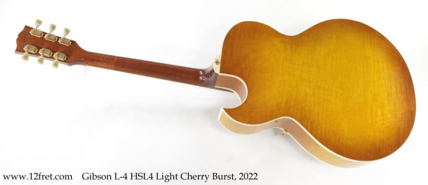 Gibson L-4 HSL4 Light Cherry Burst, 2022 Full Rear View