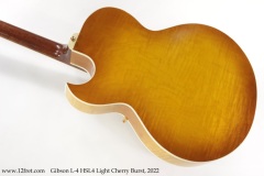 Gibson L-4 HSL4 Light Cherry Burst, 2022 Back View