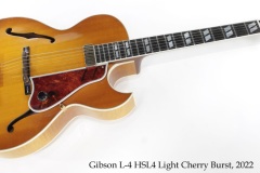 Gibson L-4 HSL4 Light Cherry Burst, 2022 Full Front View