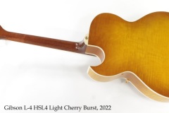 Gibson L-4 HSL4 Light Cherry Burst, 2022 Full Rear View