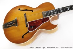 Gibson L-4 HSL4 Light Cherry Burst, 2022 Top View