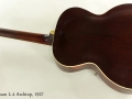 Gibson L-4 Archtop Guitar 1927 full rear view