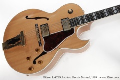 Gibson L-4CES Archtop Electric Natural, 1989 Top View