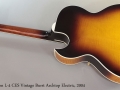 Gibson L-4 CES Vintage Burst Archtop Electric, 2004 Full Rear View