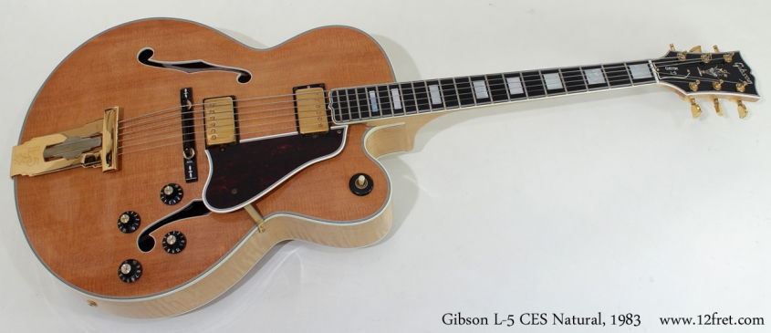 Gibson L-5 CES Natural 1983 full front view