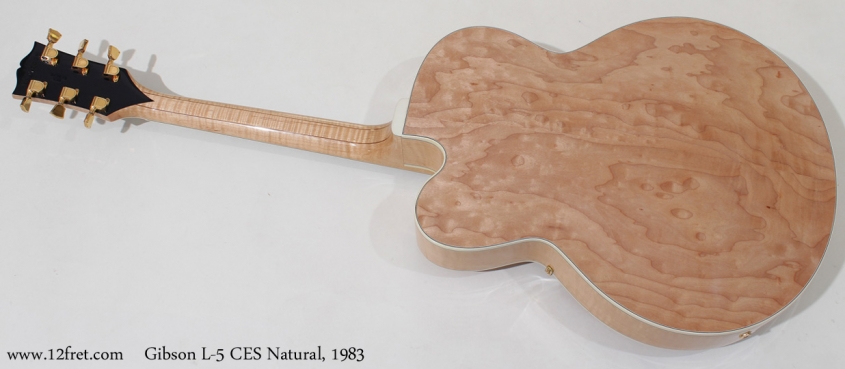 Gibson L-5 CES Natural 1983 full rear view