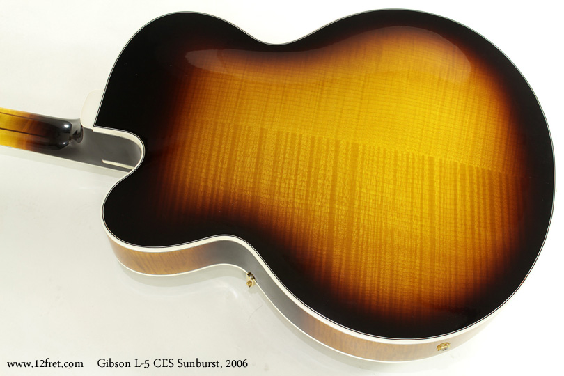 Gibson L5 CES Sunburst 2006 back