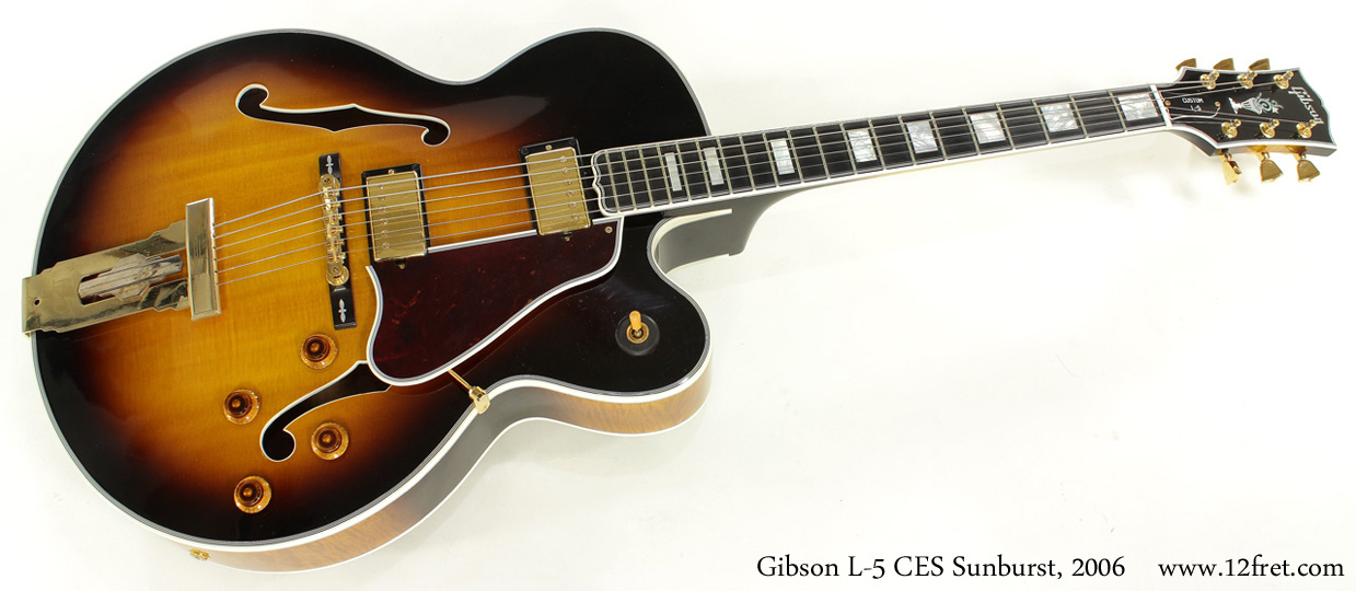 Gibson L5 CES Sunburst 2006 full front view