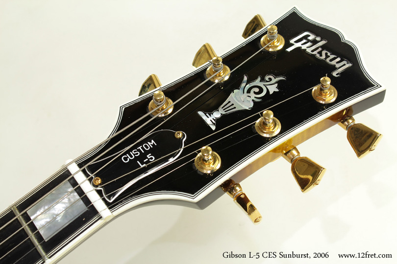 Gibson L5 CES Sunburst 2006 head front