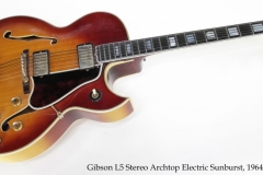 Gibson L5 Stereo Archtop Electric Sunburst, 1964 Full Front View