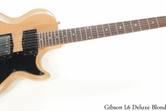 Gibson L6 Deluxe Blonde, 1976 Full Front View