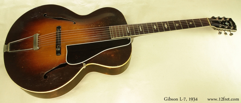 Gibson L-7 Archtop, 1934 full front view