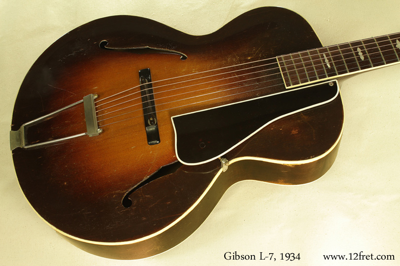 Gibson L-7 Archtop, 1934 top